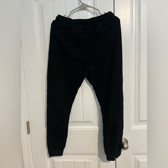 DoYouEven Men's Black Joggers Size Large - Athletic Sweatpants w/ Zip Pockets - Picture 7 of 9